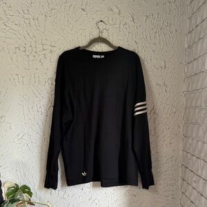 Adidas Black Crew Neck Tee